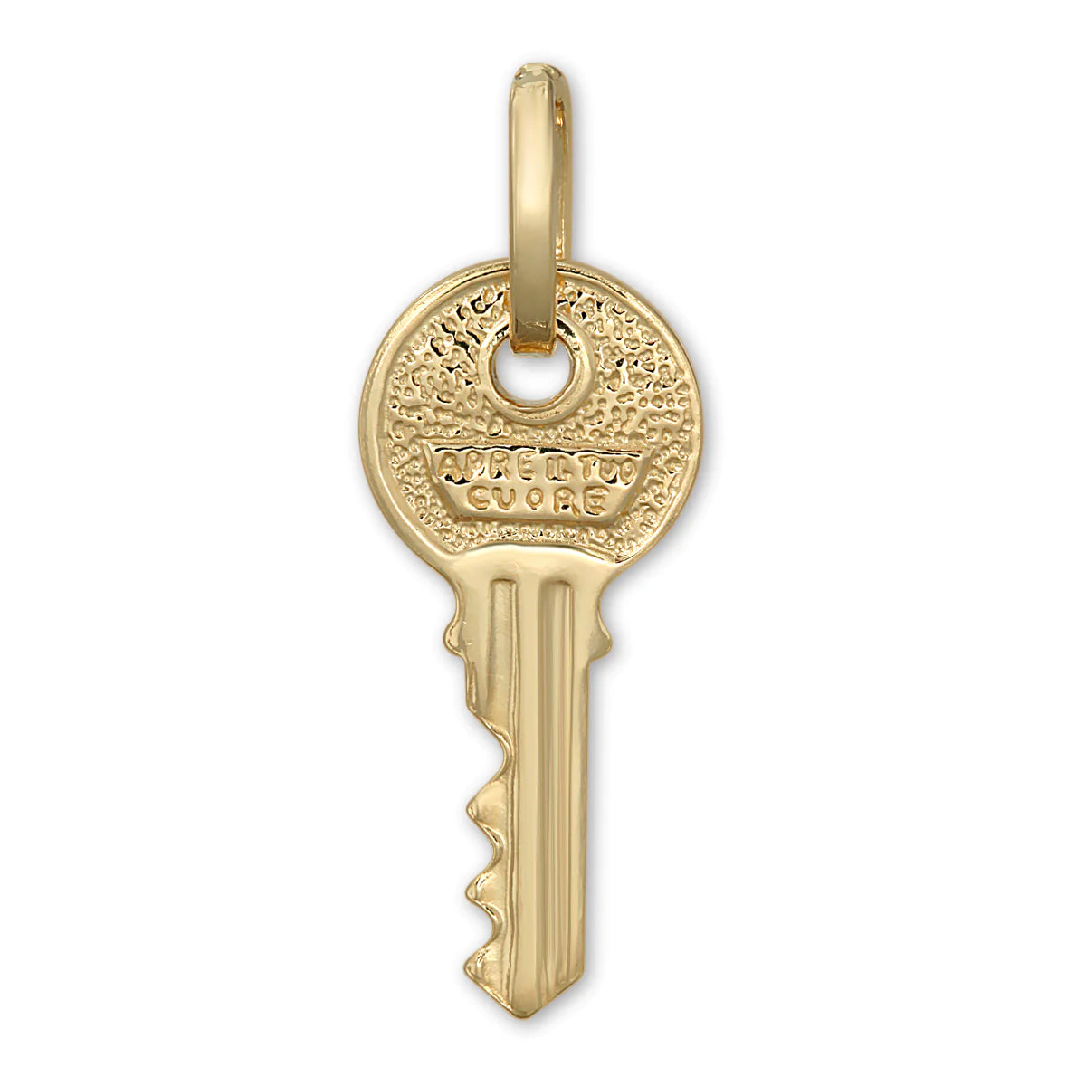 Beautiful 14k yellow 2024 gold key pendant