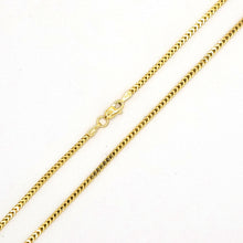 Load image into Gallery viewer, 10k Yellow Gold 2mm Hollow Franco Chain
