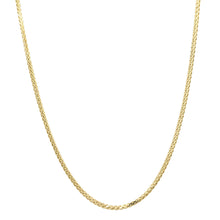 Load image into Gallery viewer, 14k Yellow Gold 2.5mm Hollow Wheat Chain
