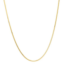 Load image into Gallery viewer, 14k Solid Yellow Gold 2mm Round Box Chain
